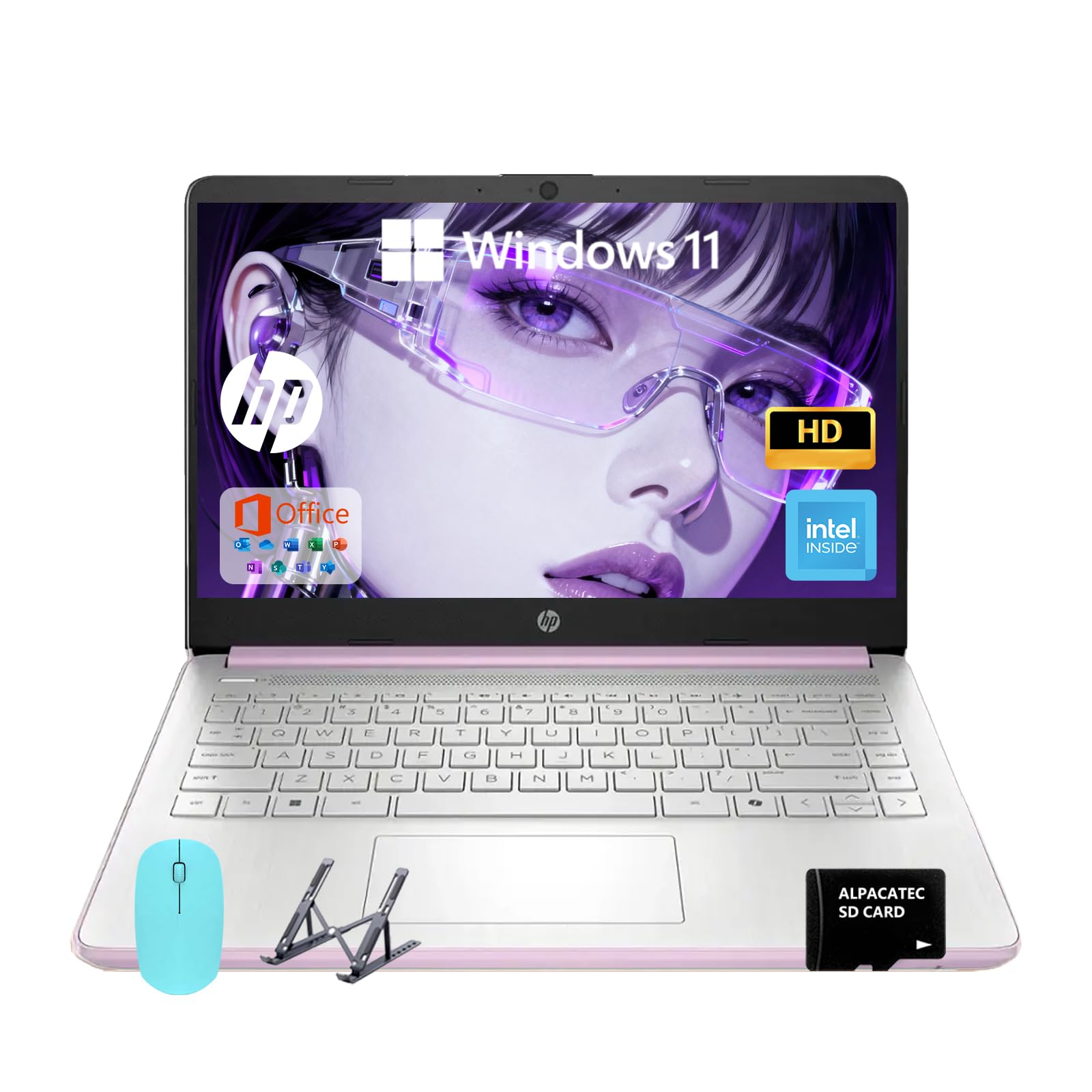 Amazon.com: HP 14 Inch Laptop Student Business, Microsoft 365